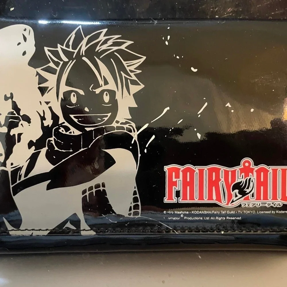 Natsu Protagonist Fairy Tail Guild Anime Trifold Wallet